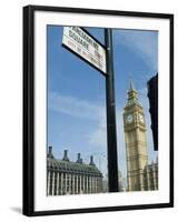 View of Big Ben, Parliament Square, London, England, United Kingdom-Ethel Davies-Framed Photographic Print