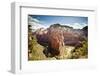 View of Big Bend, Observation Point, and the Virgin River in Zion National Park, Utah-Carlo Acenas-Framed Photographic Print