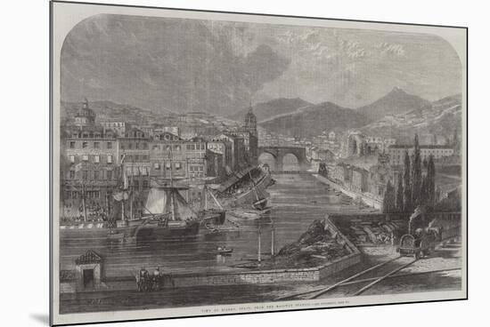 View of Bilbao, Spain, from the Railway Station-null-Mounted Giclee Print