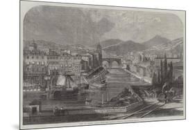 View of Bilbao, Spain, from the Railway Station-null-Mounted Giclee Print