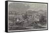 View of Bilbao, Spain, from the Railway Station-null-Framed Stretched Canvas