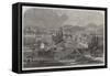 View of Bilbao, Spain, from the Railway Station-null-Framed Stretched Canvas