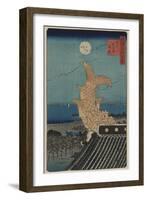 View of Bishu Nagoya-Ando Hiroshige-Framed Art Print