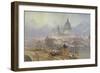 View of Blackfriars Bridge and St Paul's Cathedral, London, 1840-David Roberts-Framed Giclee Print