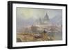 View of Blackfriars Bridge and St Paul's Cathedral, London, 1840-David Roberts-Framed Giclee Print