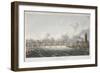 View of Blackfriars Bridge from the Strand Bridge, London, 1815-Thomas Hosmer Shepherd-Framed Giclee Print