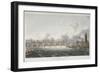 View of Blackfriars Bridge from the Strand Bridge, London, 1815-Thomas Hosmer Shepherd-Framed Giclee Print