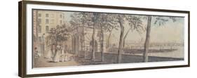 View of Blackfriars Bridge, from York Terrace, 1786-null-Framed Premium Giclee Print