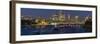 View of Blackfriars Bridge over the River Thames, St. Paul's Cathedral and The City of London-Frank Fell-Framed Photographic Print