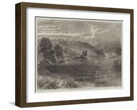 View of Blenheim Palace, from the Lake-null-Framed Giclee Print