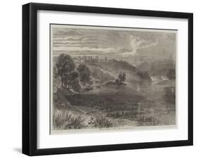 View of Blenheim Palace, from the Lake-null-Framed Giclee Print