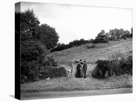 View of Bloomfield 'Tump', Bath 1951-Greaves-Stretched Canvas