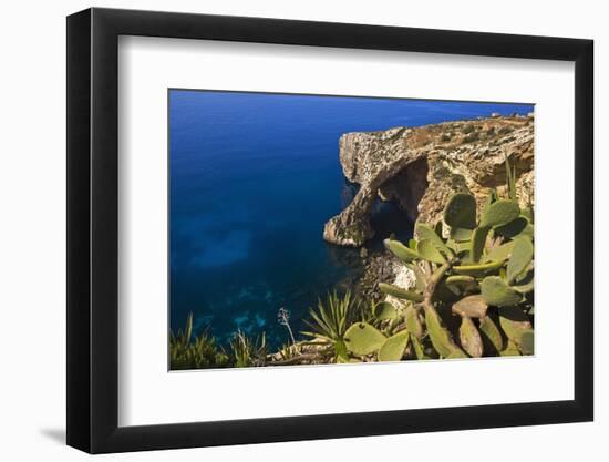 View of Blue Grotto, Malta-Massimo Borchi-Framed Photographic Print