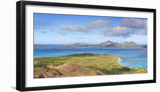 View of Blue Lagoon, Nacula Island, Yasawa Islands, Fiji-Ian Trower-Framed Photographic Print