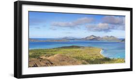 View of Blue Lagoon, Nacula Island, Yasawa Islands, Fiji-Ian Trower-Framed Photographic Print