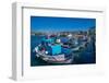 View of boats and ships in Kos Harbour, Kos Town, Kos, Dodecanese, Greek Islands, Greece, Europe-Frank Fell-Framed Photographic Print