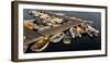 View of boats at a harbor, Rockland Harbor, Rockland, Knox County, Maine, USA-null-Framed Photographic Print