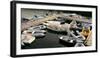 View of boats at a harbor, Rockland Harbor, Rockland, Knox County, Maine, USA-null-Framed Photographic Print