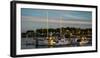 View of boats at a harbor, Rockland Harbor, Rockland, Knox County, Maine, USA-null-Framed Photographic Print