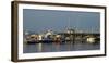 View of boats at a harbor, Rockland Harbor, Rockland, Knox County, Maine, USA-null-Framed Photographic Print