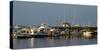 View of boats at a harbor, Rockland Harbor, Rockland, Knox County, Maine, USA-null-Stretched Canvas