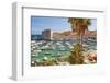 View of boats in Old Port, Dalmatian Coast, Adriatic Sea, Croatia, Eastern Europe.-Tom Haseltine-Framed Photographic Print