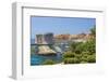 View of boats in Old Port, Dubrovnik, Dalmatian Coast, Adriatic Sea, Croatia, Eastern Europe.-Tom Haseltine-Framed Photographic Print