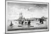 View of Boats on the River Thames Near Woolwich, Kent, 1750-John Boydell-Mounted Giclee Print