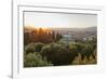 View of Boboli Garden and Kafehaus from Forte Belvedere,-Guido Cozzi-Framed Photographic Print