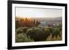 View of Boboli Garden and Kafehaus from Forte Belvedere,-Guido Cozzi-Framed Photographic Print