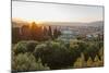 View of Boboli Garden and Kafehaus from Forte Belvedere,-Guido Cozzi-Mounted Photographic Print