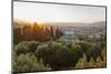 View of Boboli Garden and Kafehaus from Forte Belvedere,-Guido Cozzi-Mounted Photographic Print