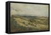 View of Bodenham and the Malvern Hills, Herefordshire-John Varley-Framed Stretched Canvas