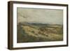 View of Bodenham and the Malvern Hills, Herefordshire-John Varley-Framed Giclee Print