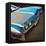 View of Bonnet of 1950's Car-Salvatore Elia-Framed Stretched Canvas