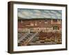 View of Bordeaux, 1884 (Oil on Canvas)-Jean-baptiste Guiraud-Framed Giclee Print