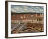 View of Bordeaux, 1884 (Oil on Canvas)-Jean-baptiste Guiraud-Framed Giclee Print