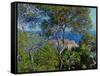 View of Bordhighera, Italy.-Claude Monet-Framed Stretched Canvas