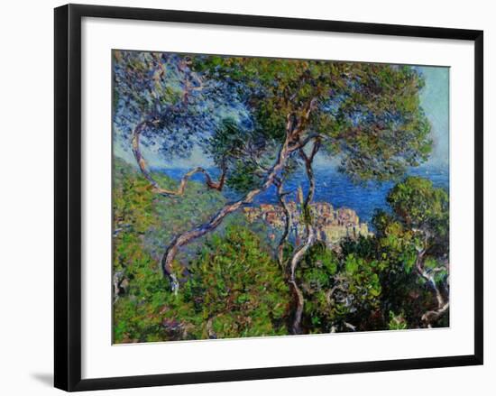 View of Bordhighera, Italy.-Claude Monet-Framed Giclee Print