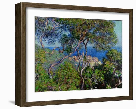 View of Bordhighera, Italy.-Claude Monet-Framed Giclee Print