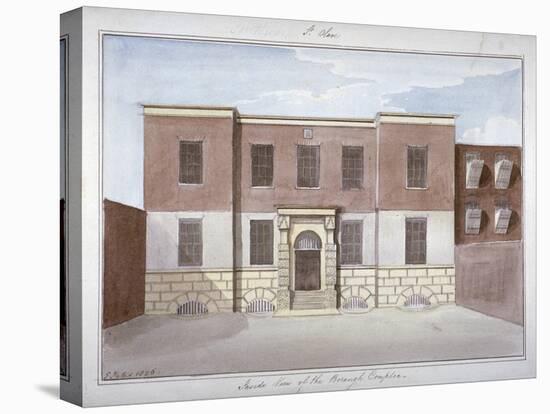 View of Borough Compter, a Debtors' Prison in Mill Lane, Bermondsey, London, 1826-G Yates-Stretched Canvas