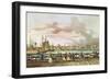 View of Boston and the South Boston Bridge C. 1829-Jacques Milbert-Framed Giclee Print