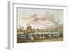 View of Boston and the South Boston Bridge C. 1829-Jacques Milbert-Framed Giclee Print