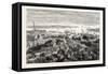 View of Boston from Bunker's Hill, USA, 1870s-null-Framed Stretched Canvas