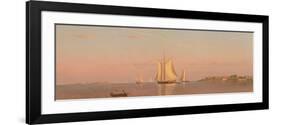 View of Boston Harbour Near Castle Island, 1872-Francis Augustus Silva-Framed Giclee Print