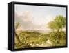 View of Boston-Thomas Cole-Framed Stretched Canvas
