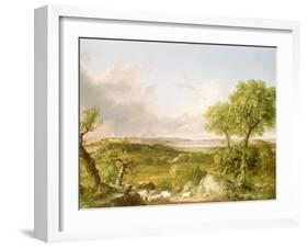 View of Boston-Thomas Cole-Framed Giclee Print