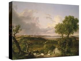 View of Boston-Filipo Or Frederico Bartolini-Stretched Canvas