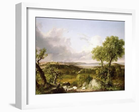 View of Boston-Thomas Cole-Framed Giclee Print