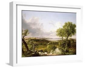 View of Boston-Thomas Cole-Framed Giclee Print